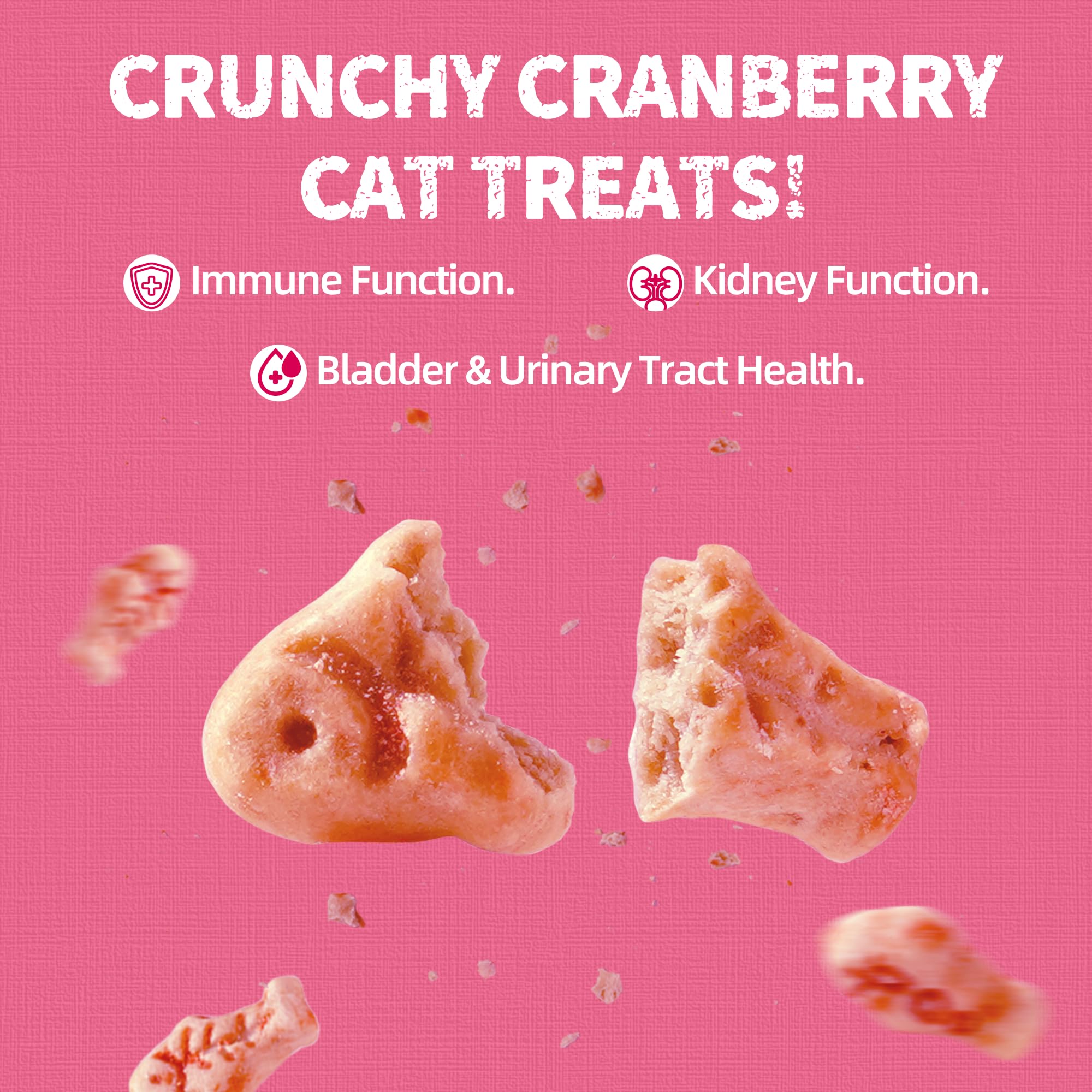 Just Try golosinas crujientes de salmón para gatos, buena recompensa diaria.