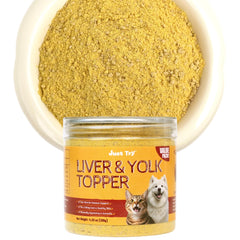 Just Try Toppers con hígado de pollo deshidratado para sabor y nutrición