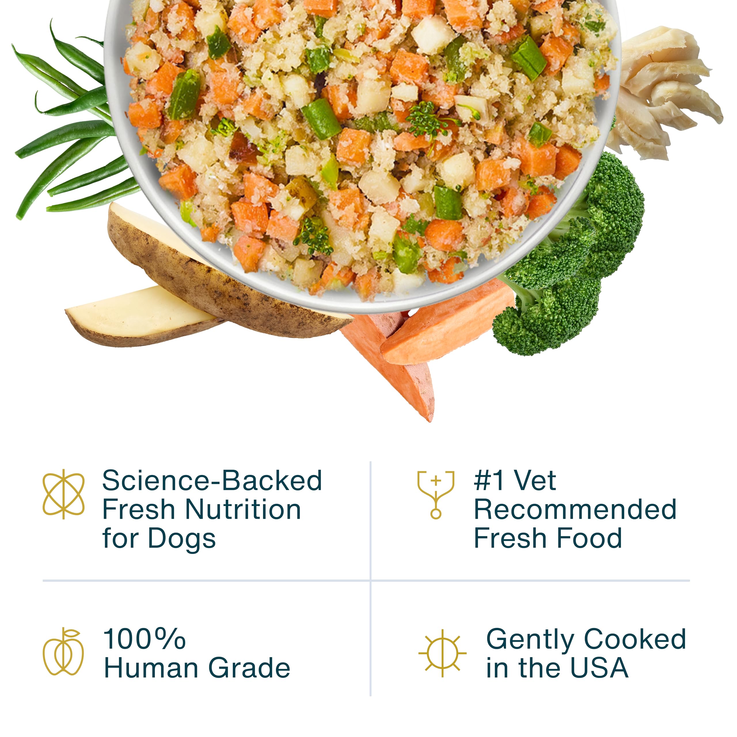 JustFoodForDogs ingredientes-frescos-pescado: proteína de calidad para energía diaria.