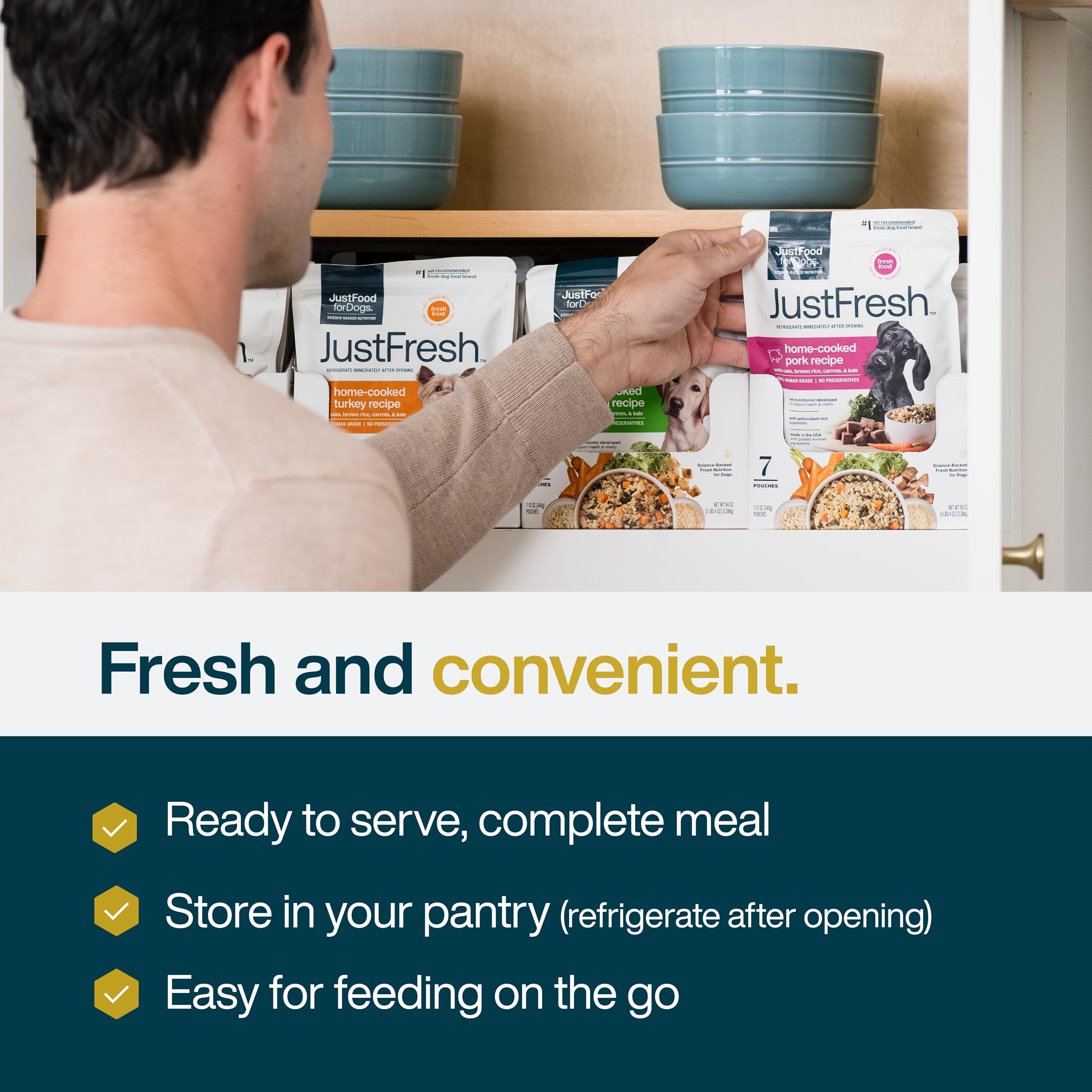 JustFoodForDogs JustFresh cena completa para cada etapa de vida