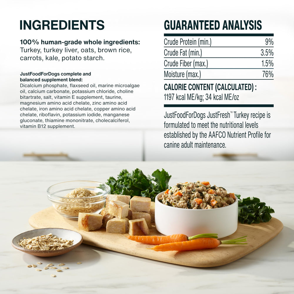 JustFoodForDogs JustFresh complementos para comida seca para perros