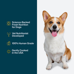 JustFoodForDogs JustFresh etiqueta nutricional clara para planificar la dieta
