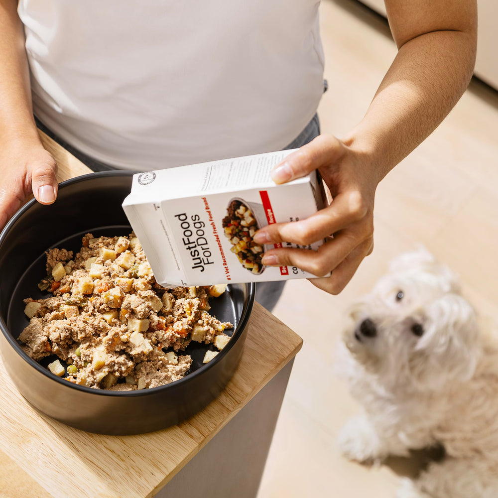 JustFoodForDogs Pantry Fresh, aroma natural que invita a comer.