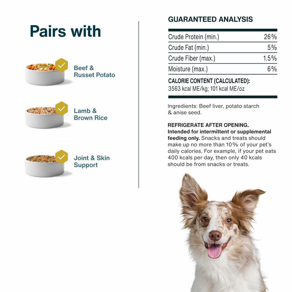 JustFoodForDogs sin conservantes, snack seguro y sabroso