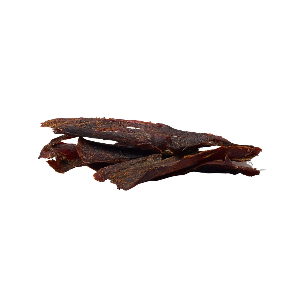 JustFoodForDogs trocitos de venado para perros activos y grandes.