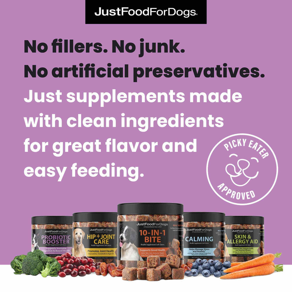 JustFoodForDogs uso diario para perros de todas las razas y edades