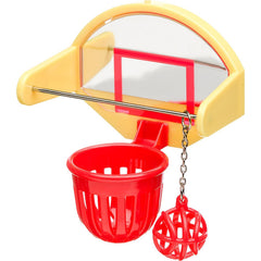JW Birdie baloncesto-juguete-pajaro: promueve juego activo y estimulación física.