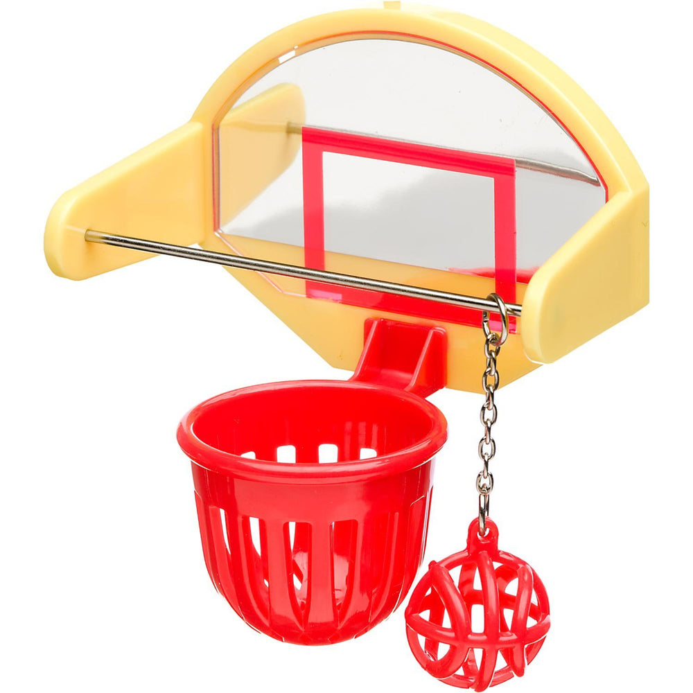 JW Birdie baloncesto-juguete-pajaro: ideal para entretenimiento seguro y desarrollo de aves.