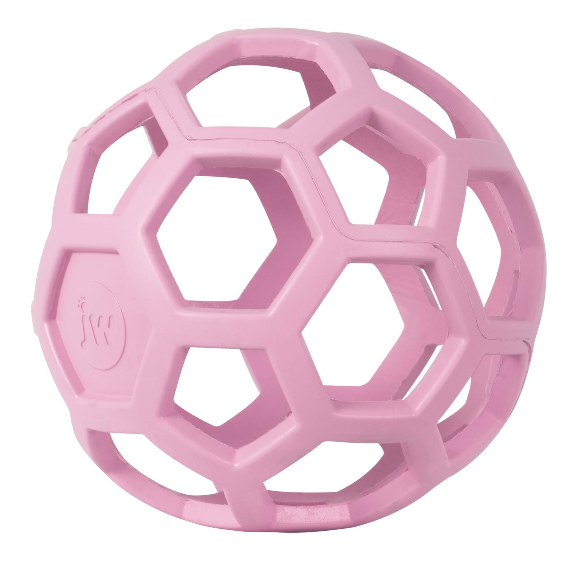 JW Hol-ee Roller, diseño panales rosa, masticación suave para las encías.