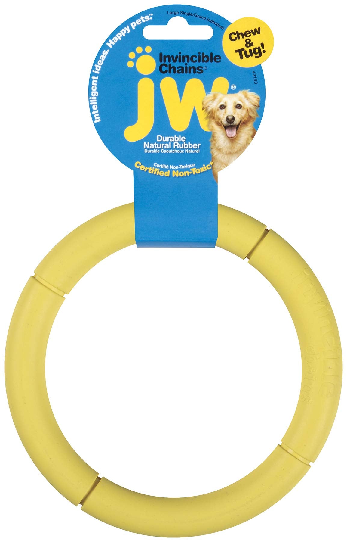 JW Invincible Chains LS: juguete tiro y lanzamiento para perros activos.