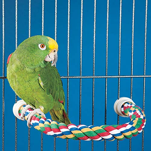 JW Pet Comfy Perch instalación horizontal o vertical en jaula