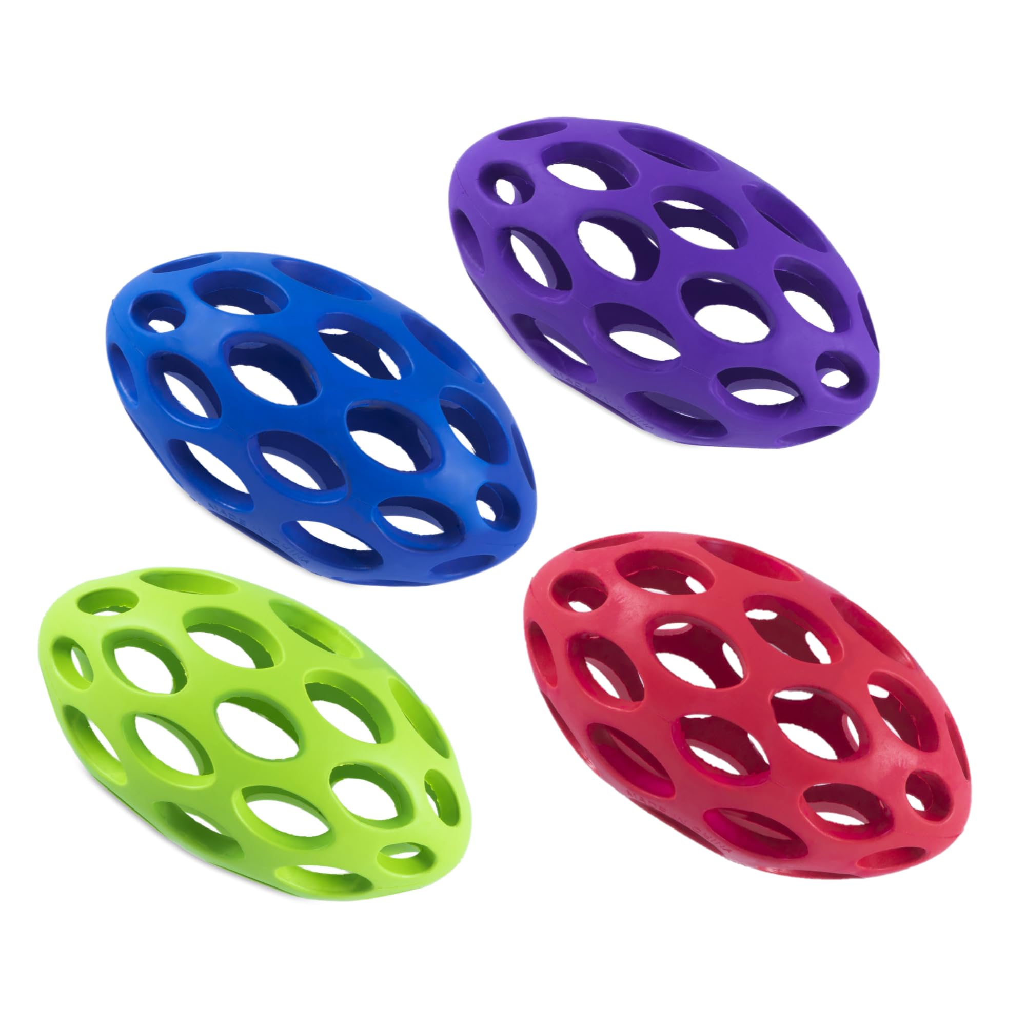 JW Hol-ee Football: juego al aire libre para perros activos con goma duradera.