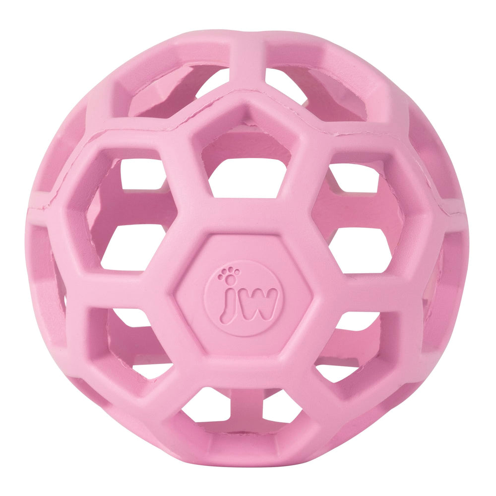 JW Hol-ee Roller: bola-puzzle 3 pulgadas para estimulación mental y juego interior.