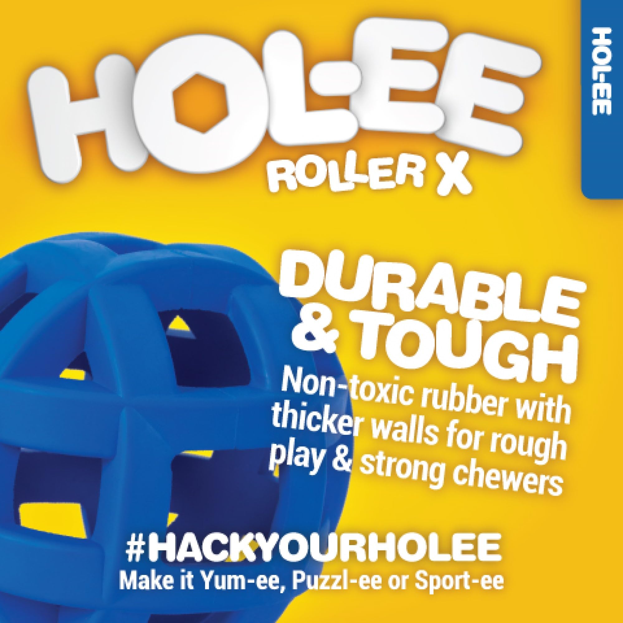 Hol-ee Roller Extremo en interiores y exteriores, perfecto para buscar y traer
