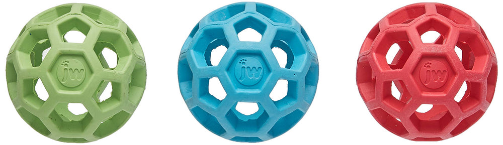 JW Pet Mini Hol-ee Roller: tres bolas de 2 pulgadas para juego y recompensa.