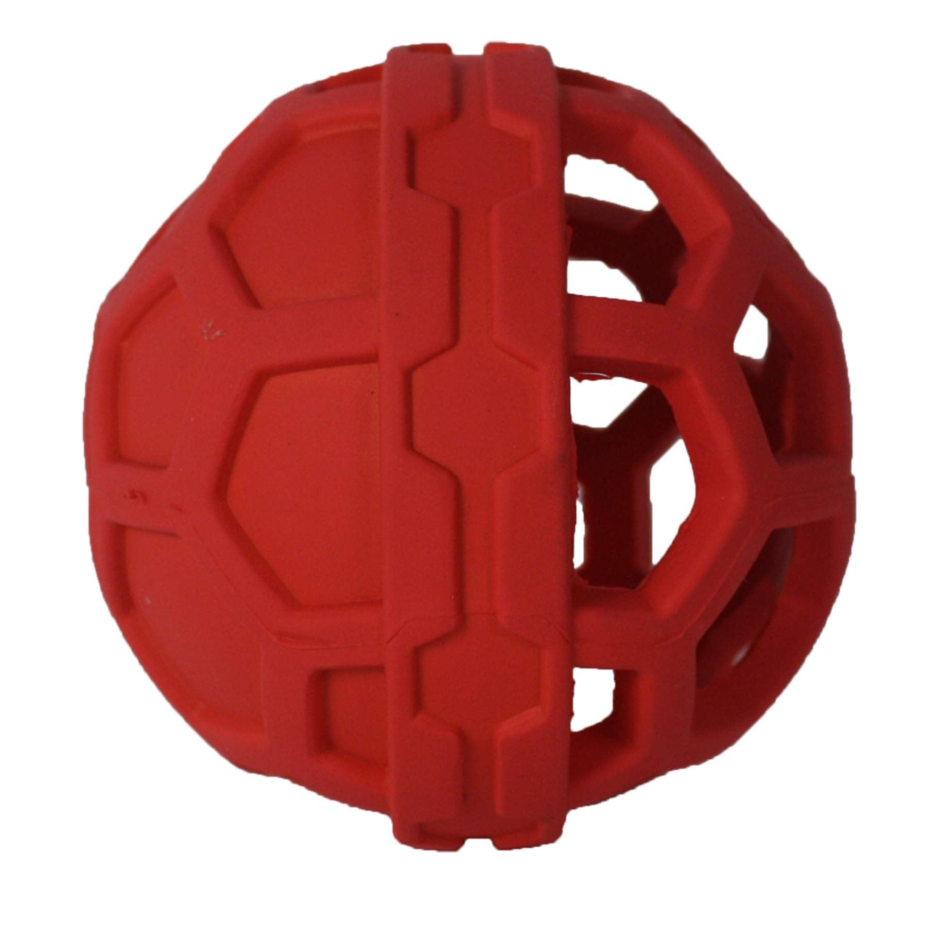 JW Pet Treat N Squeak, juguete azul, ideal para sesiones de búsqueda y juego
