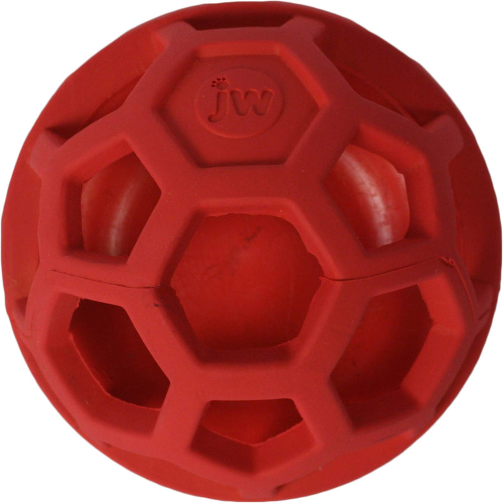 JW Pet Treat N Squeak, juguete verde, favorece atención durante el entrenamiento