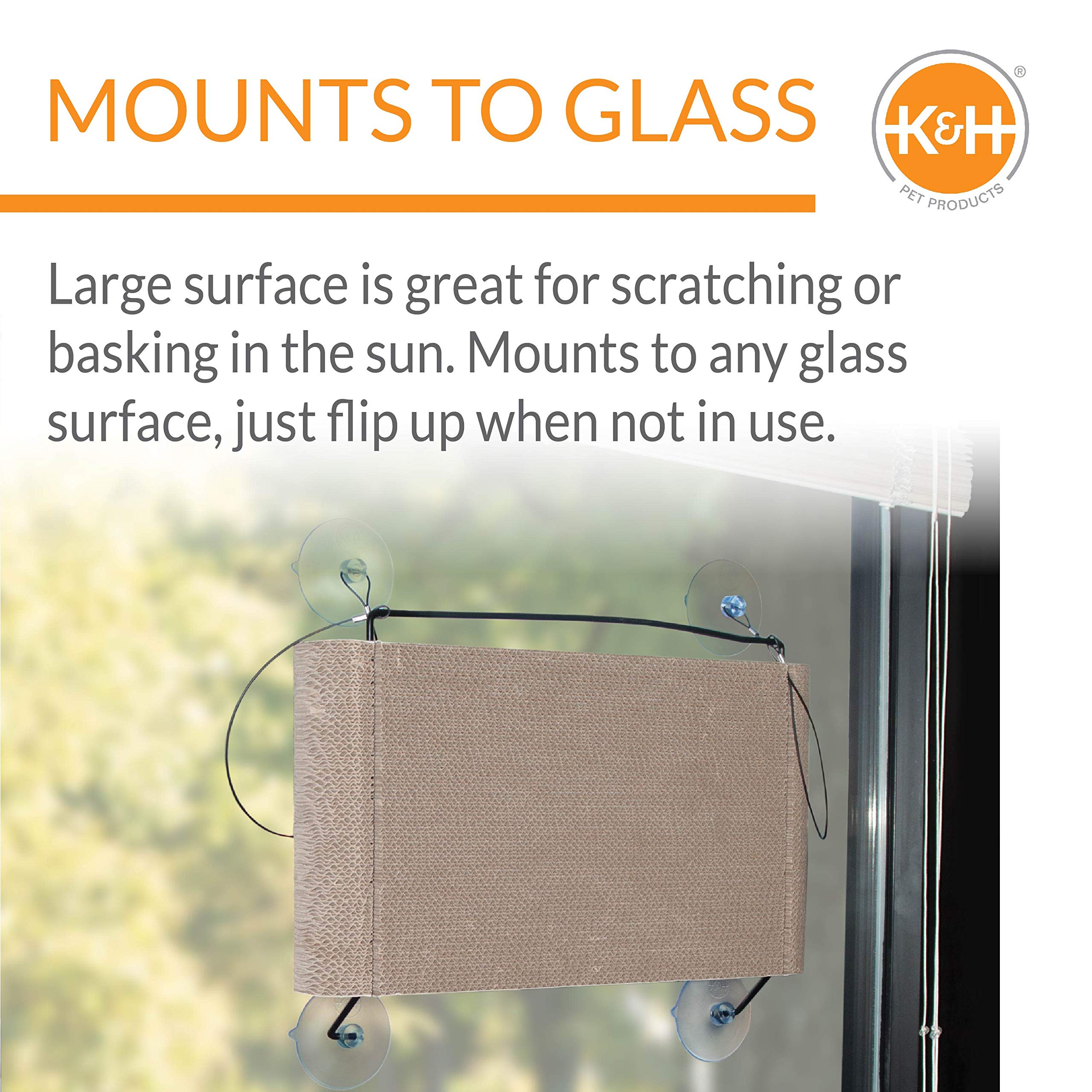 K&H EZ Mount Kitty Sill Cradle, superficie curvada para siestas