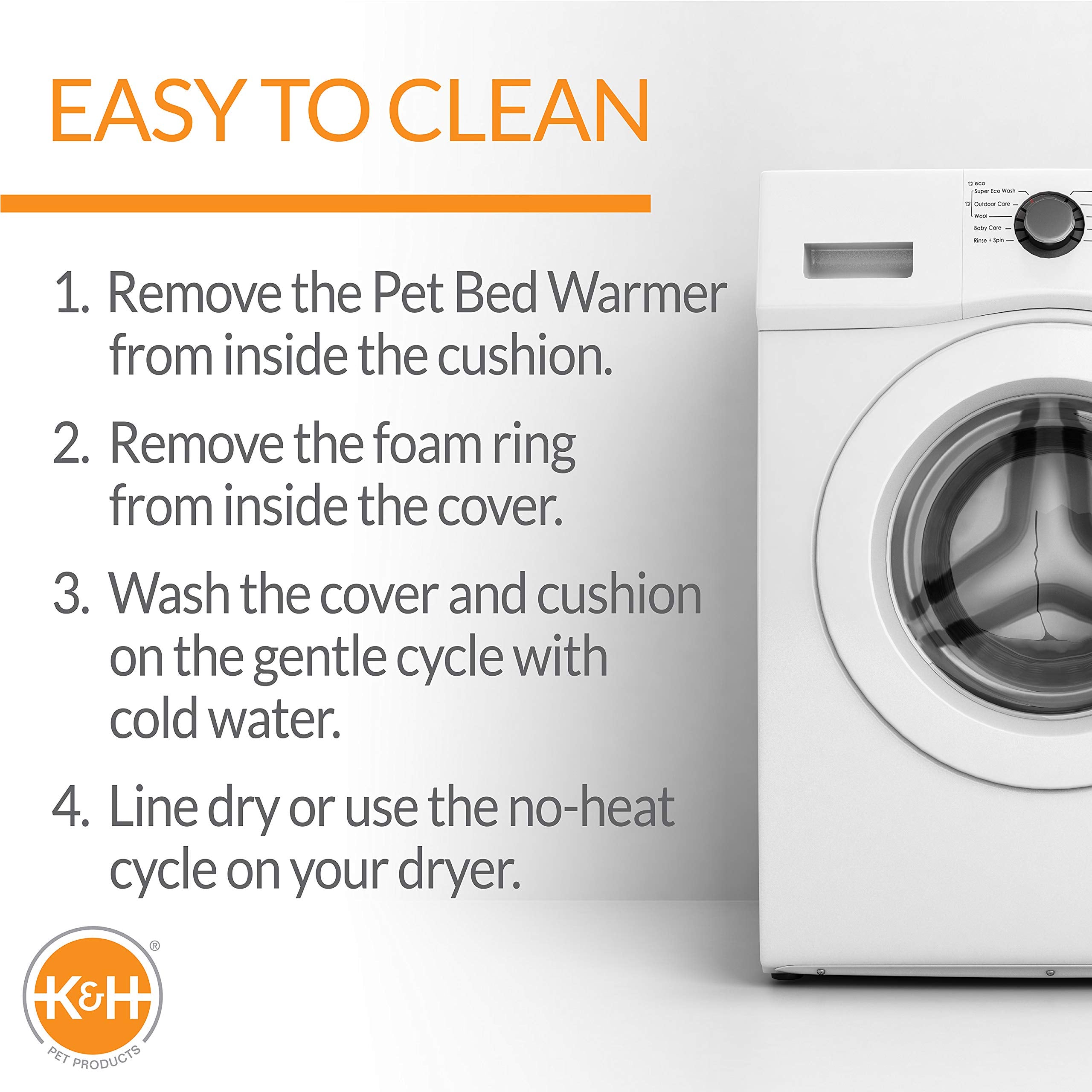 K&H Thermo-Kitty Bed, diseño interior estable para gatos.