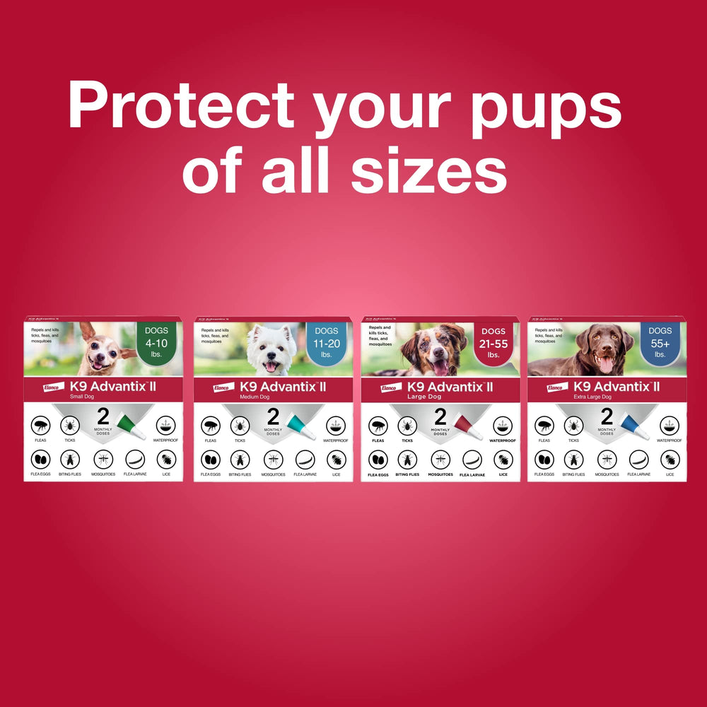 K9 Advantix II: recomendado por veterinarios, sin receta