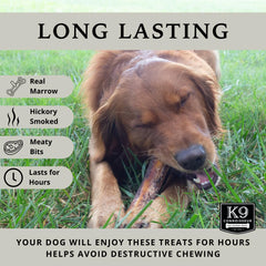 Hueso de res natural hecho en Estados Unidos para perros pequeños.