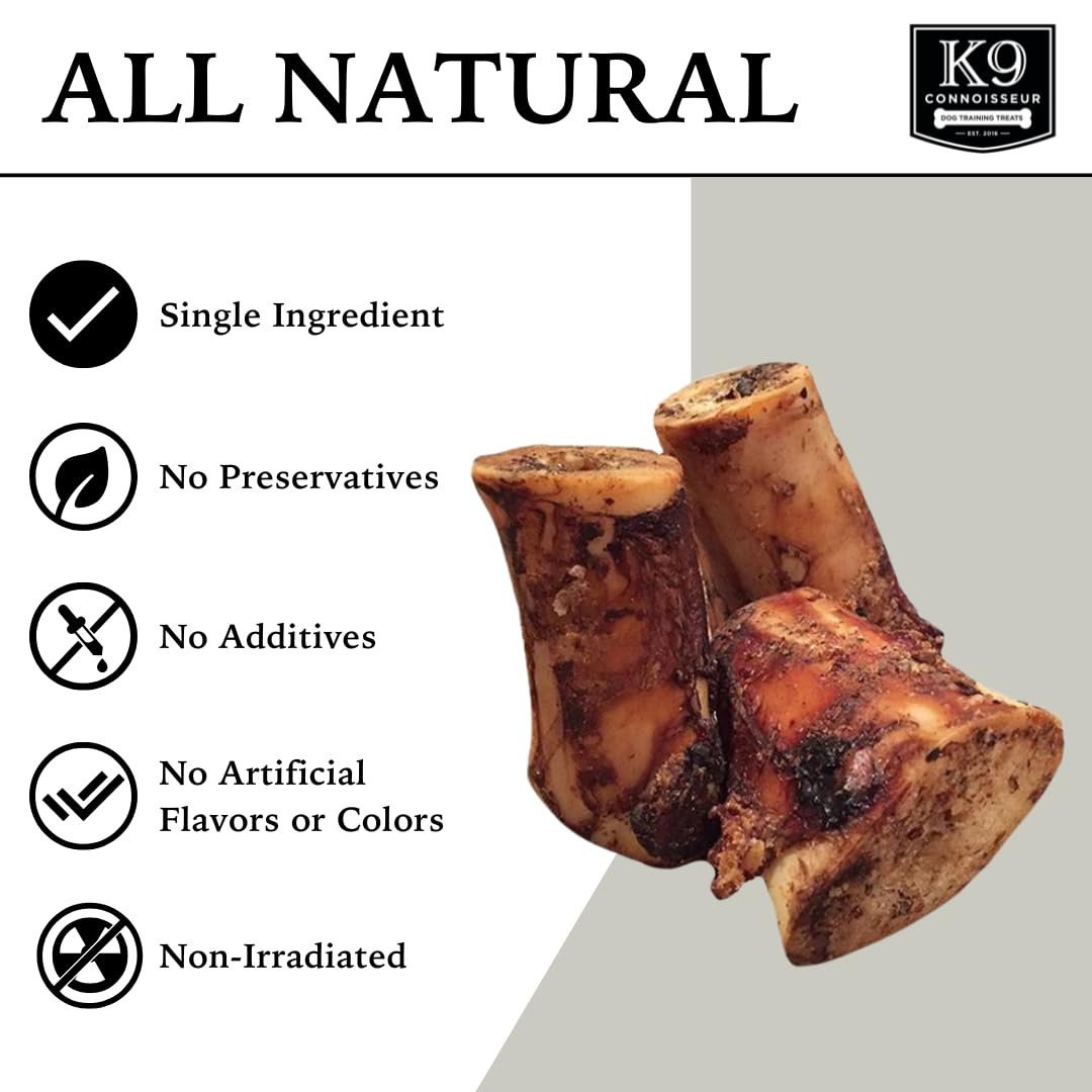 Hueso tuétano de K9 Connoisseur, sabor natural para una experiencia de juego prolongada.