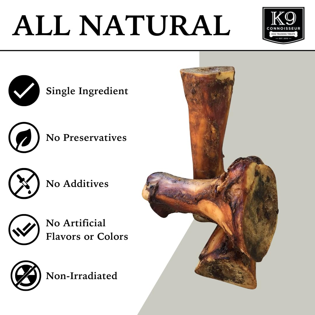 Pack de 3 Huesos Grandes de K9 Connoisseur para perros grandes, masticación sostenida.