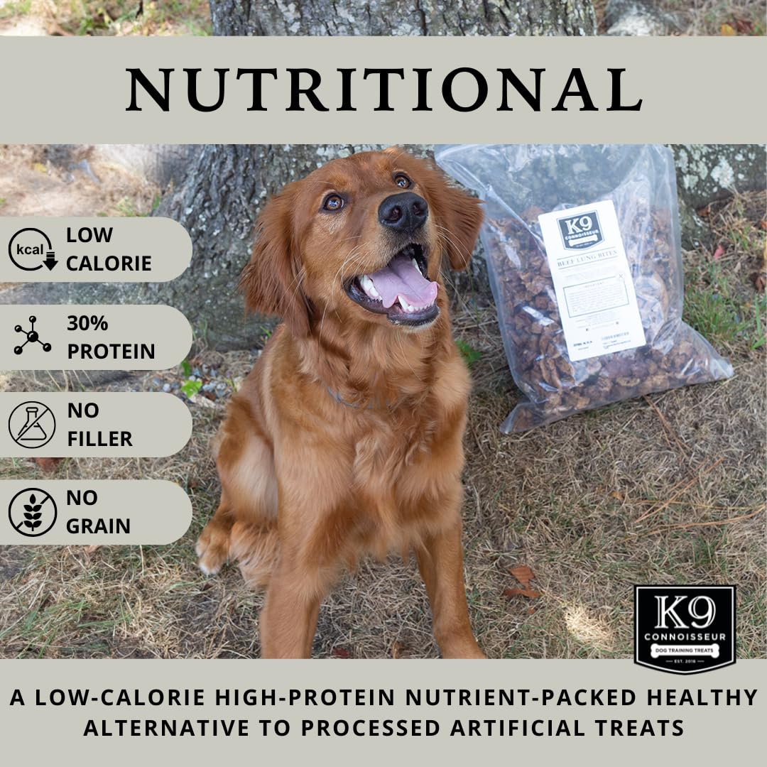 K9 Connoisseur tráquea natural con glucosamina y condroitina para movilidad.