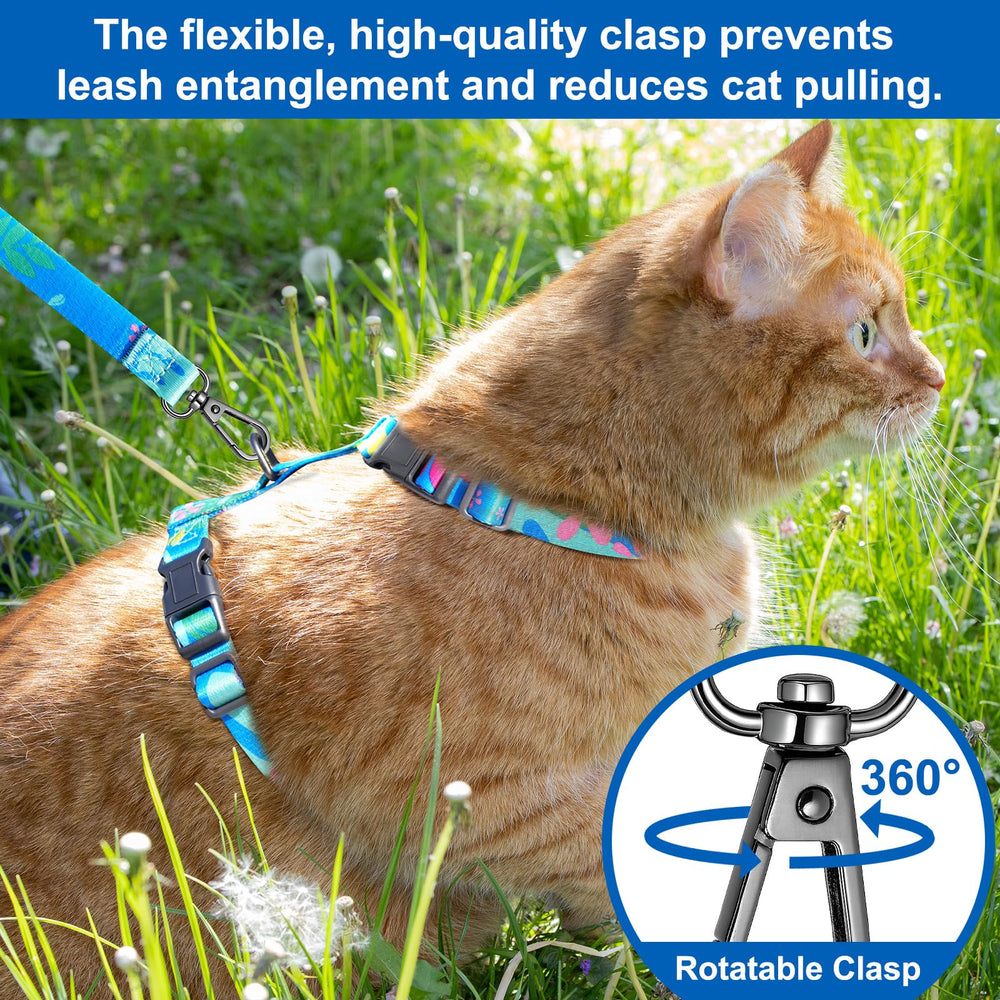 Kaazylab arnés gato ajustable: comodidad personalizada para paseos tranquilos.
