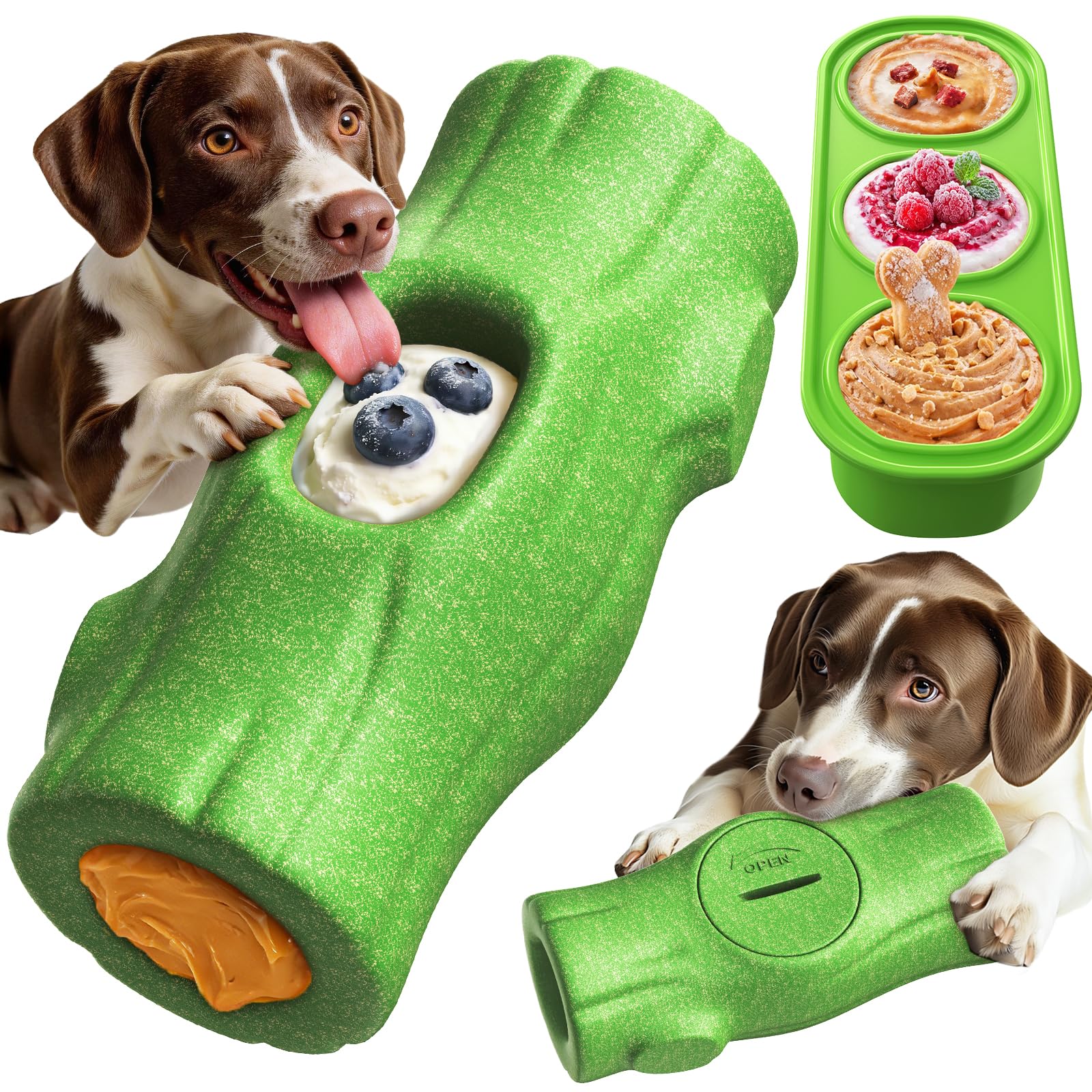 KADTC Juguete 3 en 1 para perro de talla extragrande, ideal para estimulación prolongada.