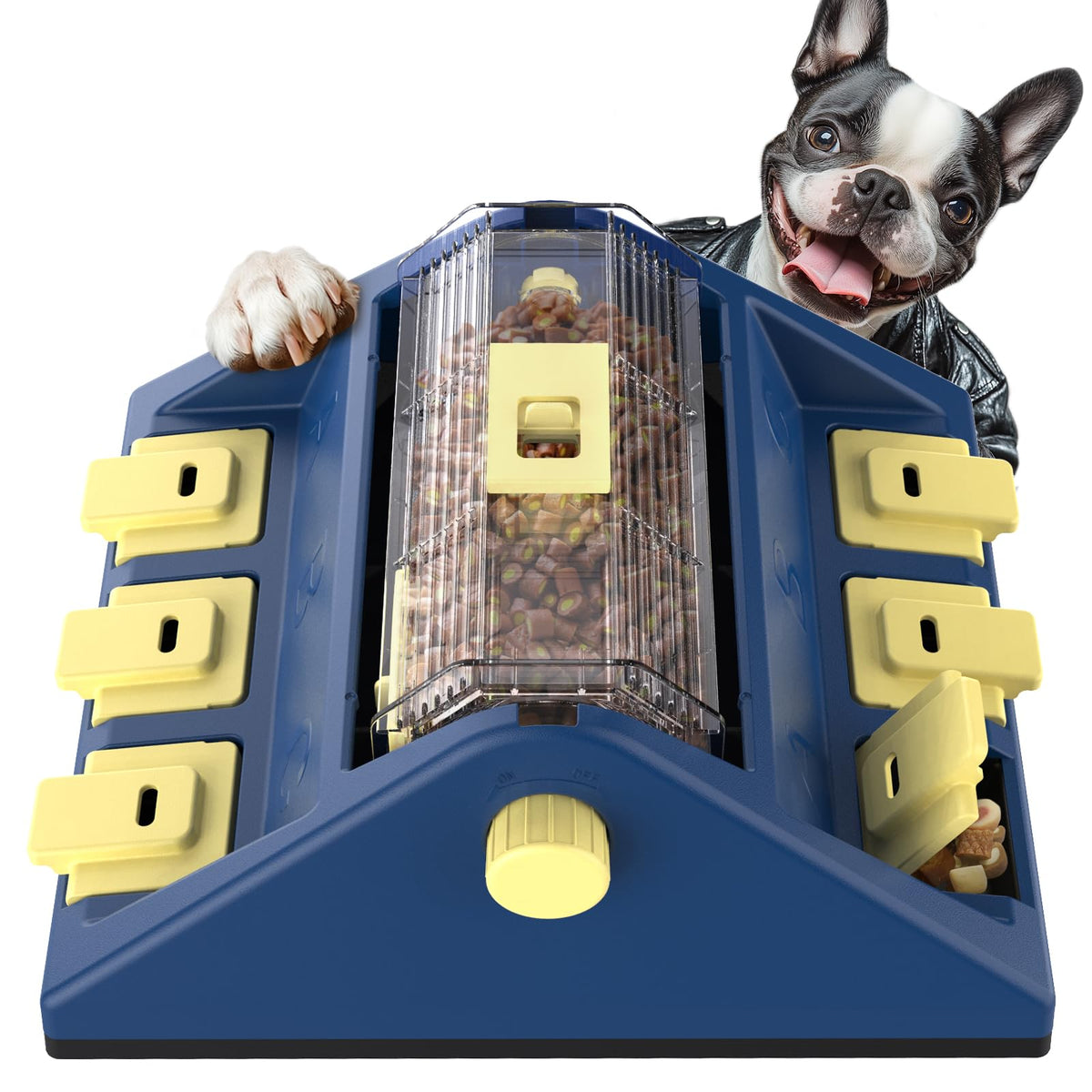 KADTC Juguete puzzle perro dos niveles para estimulación mental diaria