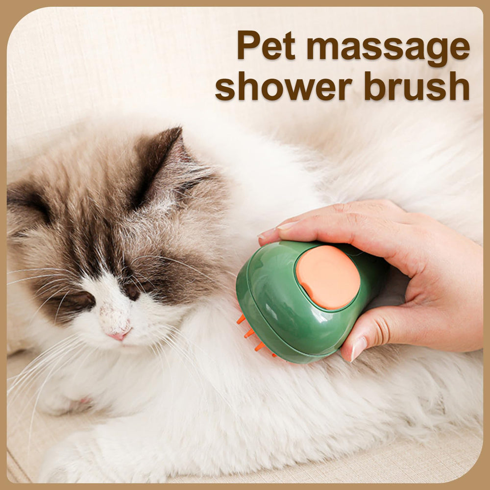 KALAMANDA cepillo de vapor para gatos, ergonomía del mango para un agarre cómodo