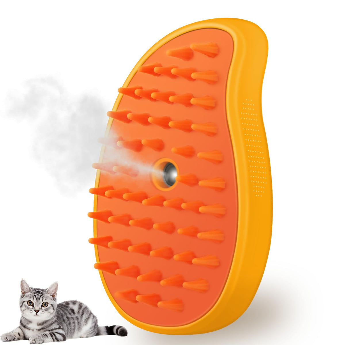 Kalamanda cepillo gato vapor 3 en 1 para limpieza eficiente del pelaje.