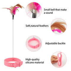 Kalamanda varita-flexible-plumas: favorece movimiento y exploración lúdica.