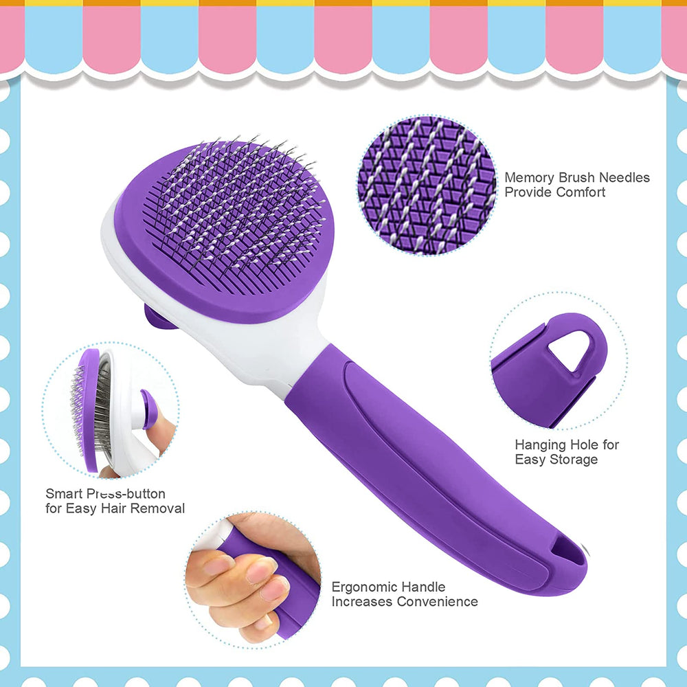 KALAMANDA peine-metal-dientes-finos ideal para pelos cortos y largos sin enredos.