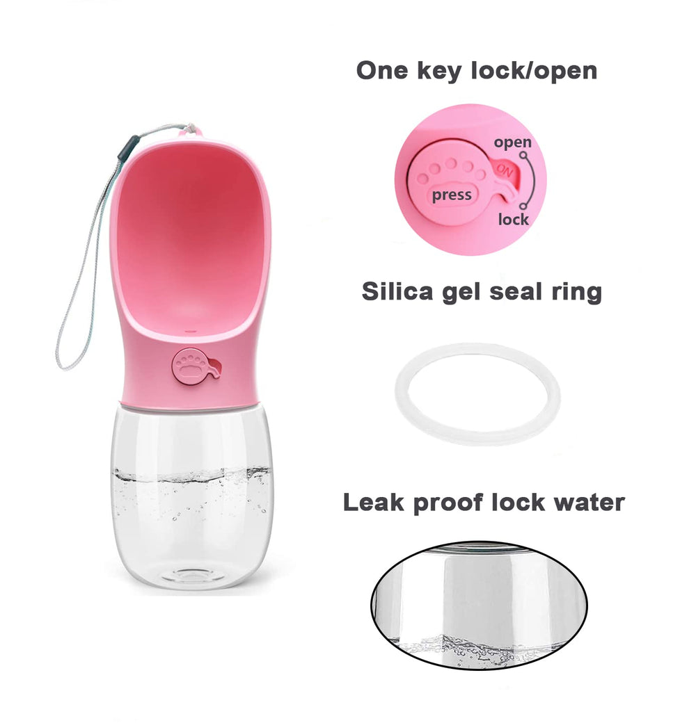 Kalimdor bebedero agua externo rosa ideal para caminatas