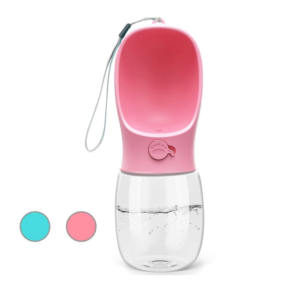 Kalimdor bebeder o perro portátil 12oz rosa para paseos