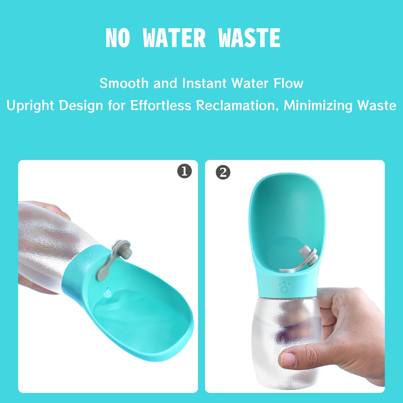 Kalimdor dispenser-agua-perro-mano, permite liberar agua con una mano.