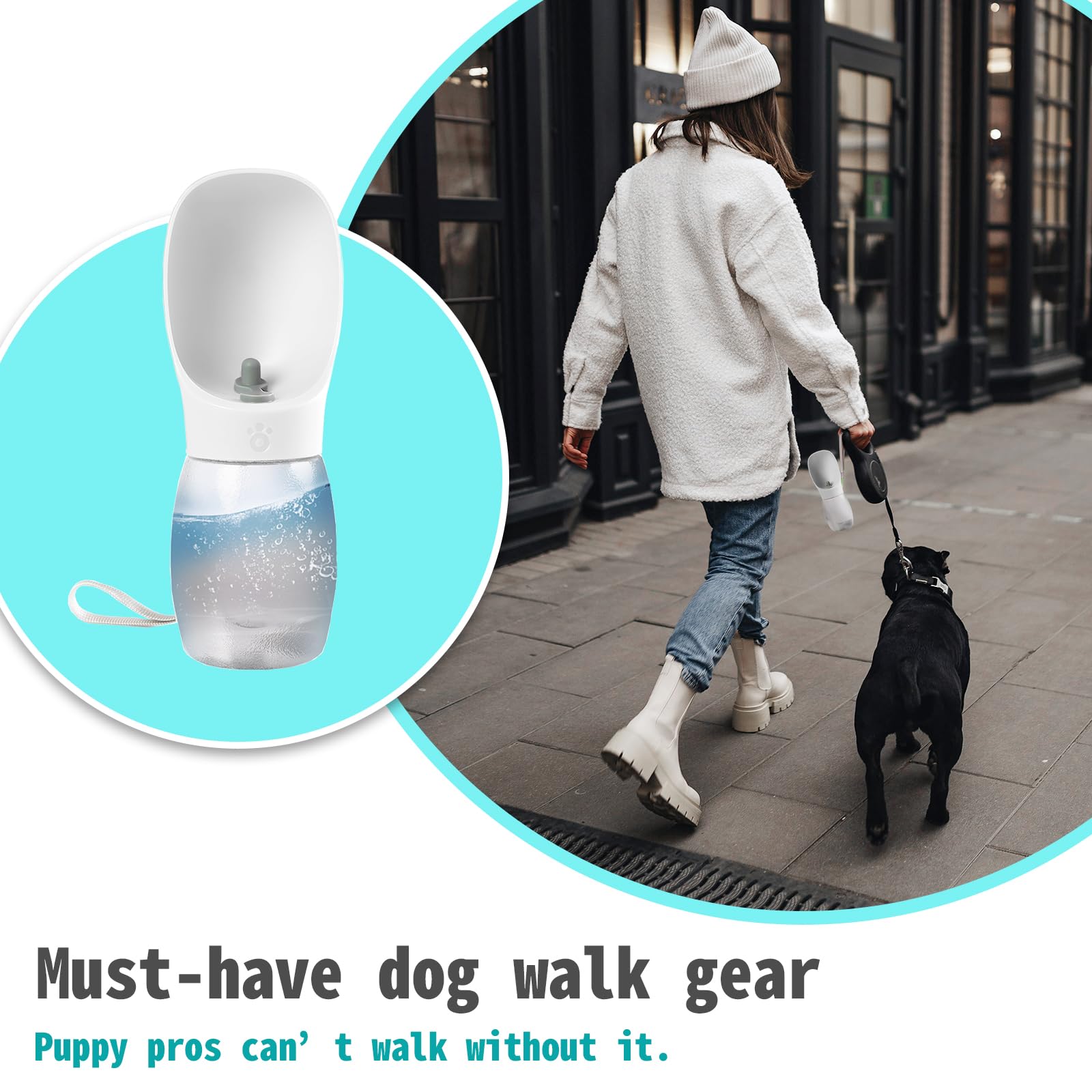 Kalimdor materiales-grado-alimentario, plástico duradero y reciclable para mascotas.