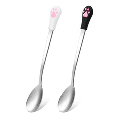 Cuchara Kalione para mascotas, dos piezas, ideal para comida húmeda.