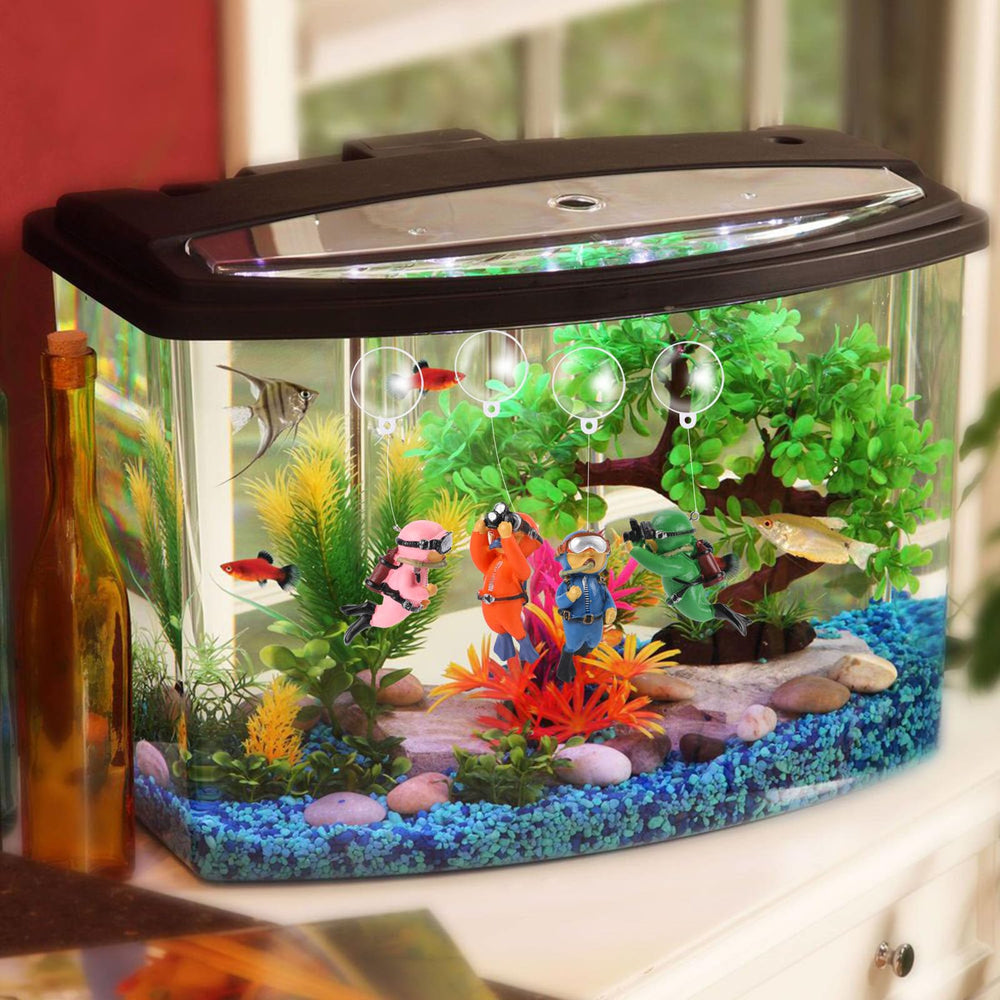 KALIONE buzo acuario flotante, diseño moderno y lindo para diversificar tu acuario