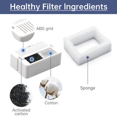 KANCHOU: filtro de espuma para retener pelos y polvo en la fuente