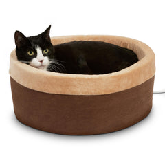 K&H Thermo-Kitty Bed, cama caliente para interiores, confort cálido para tu gato