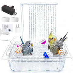 Kathson Loro Bañera Automática con bomba USB para baño seguro.