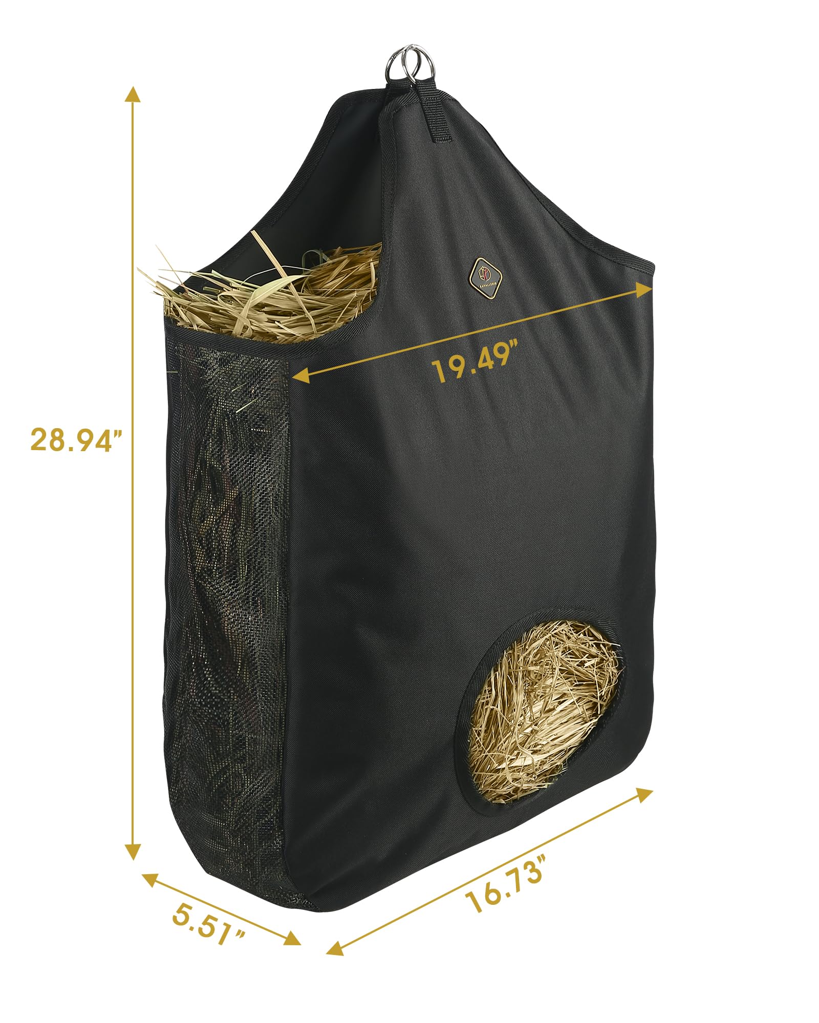Kavallerie bolsa de heno para caballos con cierre con broche para evitar pérdidas.