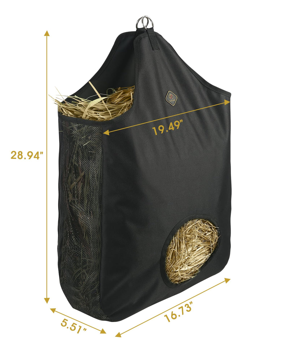 Kavallerie bolsa de heno para caballos con cierre con broche para evitar pérdidas.