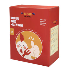 Gusanos secos Kayhen para gallinas, fuente de proteína versátil para cría y puesta.