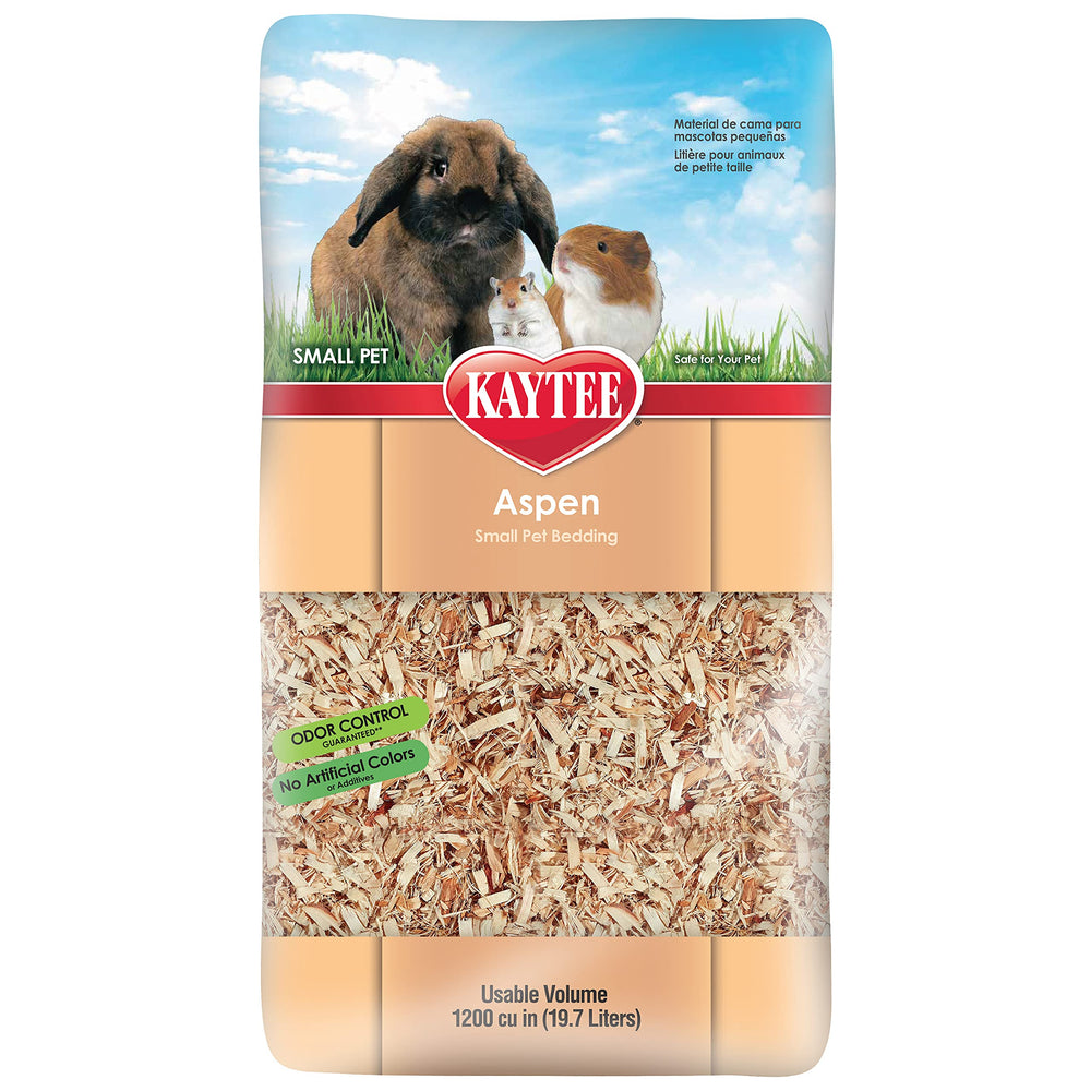 Kaytee Aspen - cama natural para mascotas, ideal para mantener el hábitat limpio y cómodo.