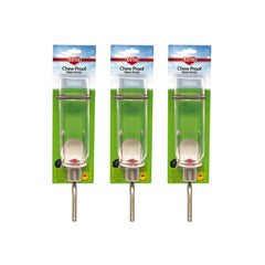 Botellas Kaytee para mascotas pequeñas, conjunto de 3, 12 oz, resistentes a mordidas