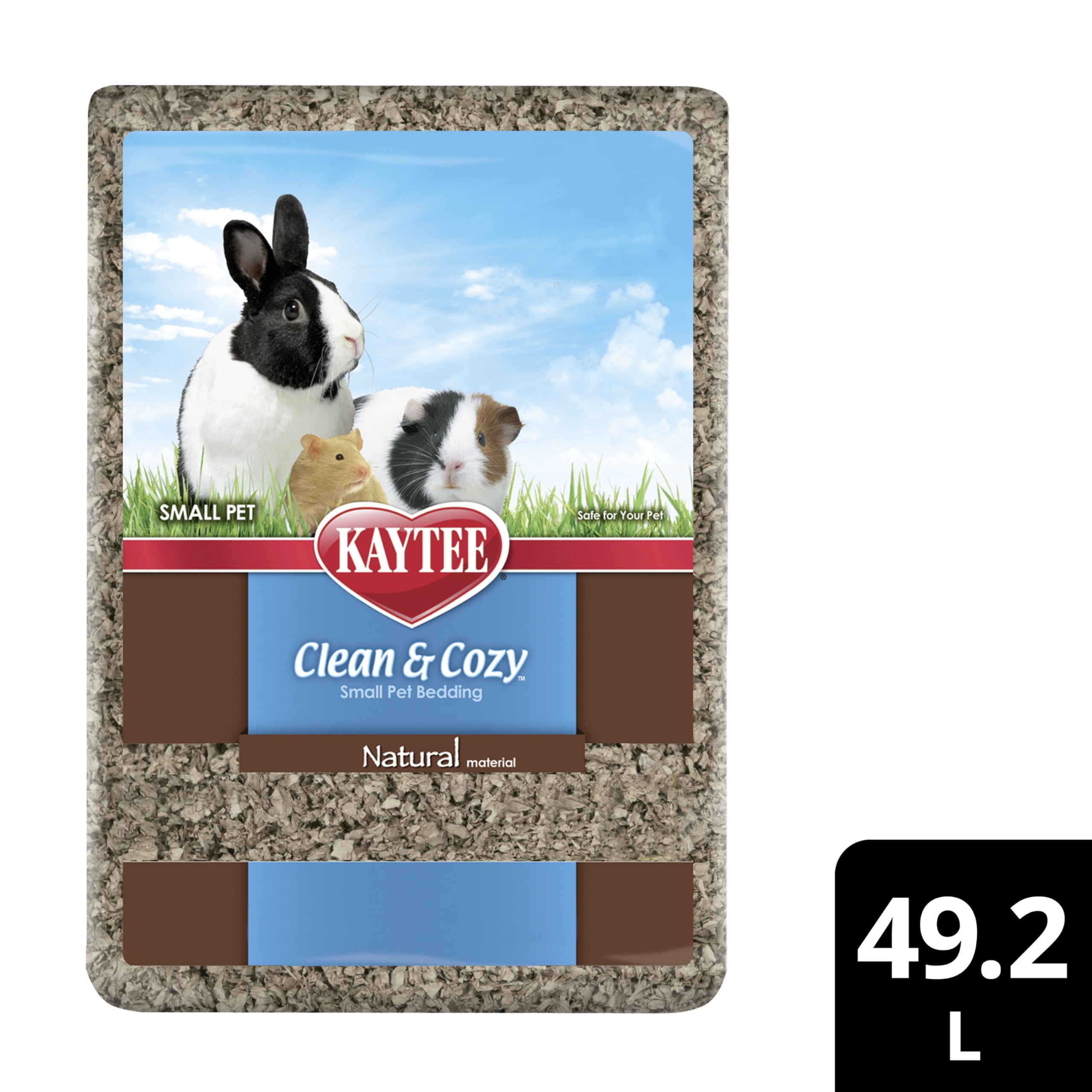 Kaytee cama para animales pequeños, ideal para conejos, cobayas y más.